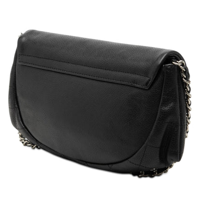 Chanel CC Caviar Half Moon Wallet on Chain