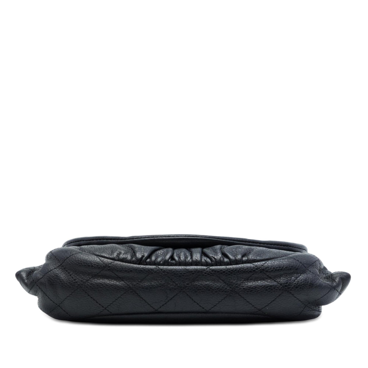 Chanel CC Caviar Half Moon Wallet on Chain