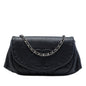 Chanel CC Caviar Half Moon Wallet on Chain