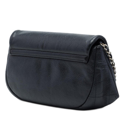 Chanel CC Caviar Half Moon Wallet on Chain