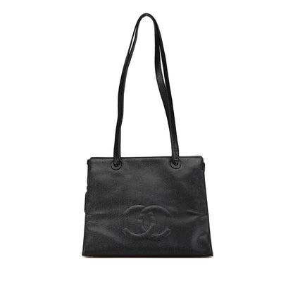 Chanel CC Caviar Leather Tote