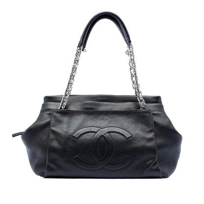 Chanel CC Caviar Tuck Tote