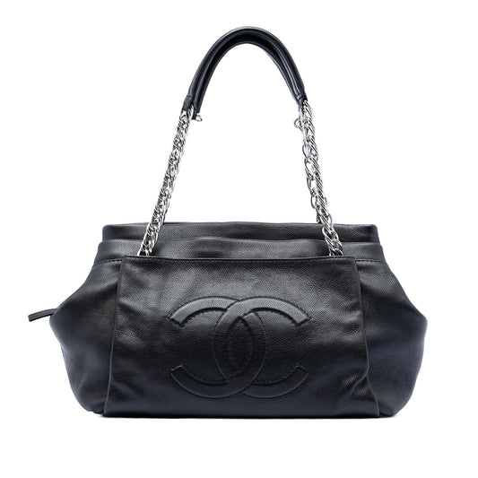 Chanel CC Caviar Tuck Tote