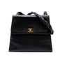 Chanel CC Caviar Twisted Strap Shoulder Bag