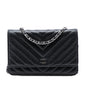 Chanel CC Chevron Caviar Wallet On Chain