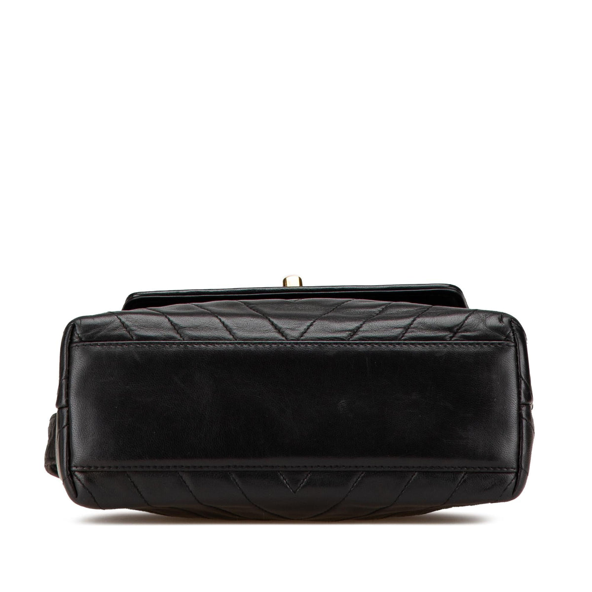 Chanel CC Chevron Lambskin Flap