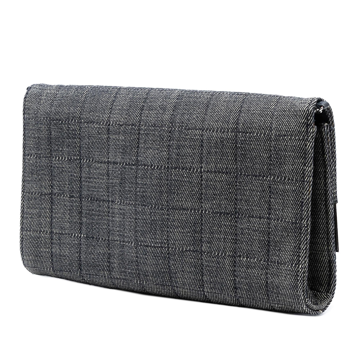 Chanel CC Choco Bar Denim Chain Flap