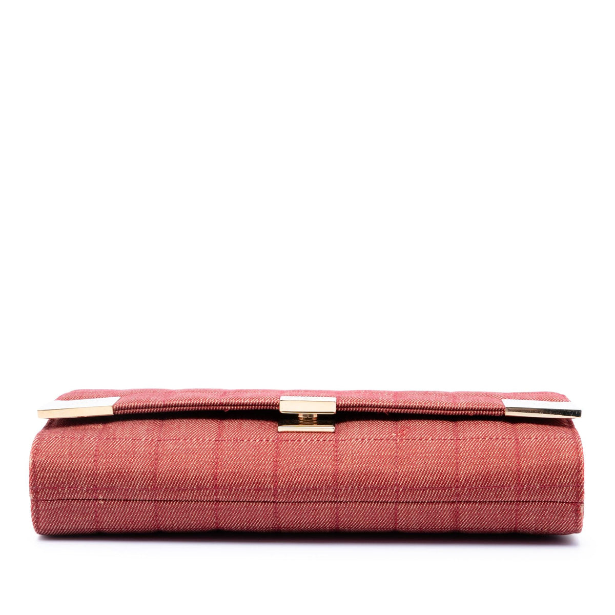 Chanel CC Choco Bar Denim Chain Flap