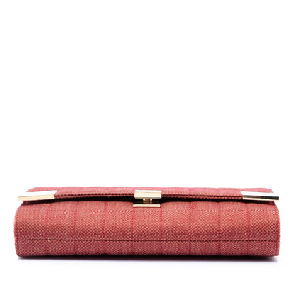 Chanel CC Choco Bar Denim Chain Flap