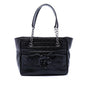 Chanel CC Choco Bar Lambskin Camellia No 5 Tote