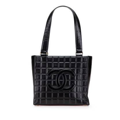 Chanel CC Choco Bar Lambskin Tote