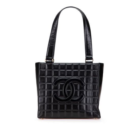 Chanel CC Choco Bar Lambskin Tote