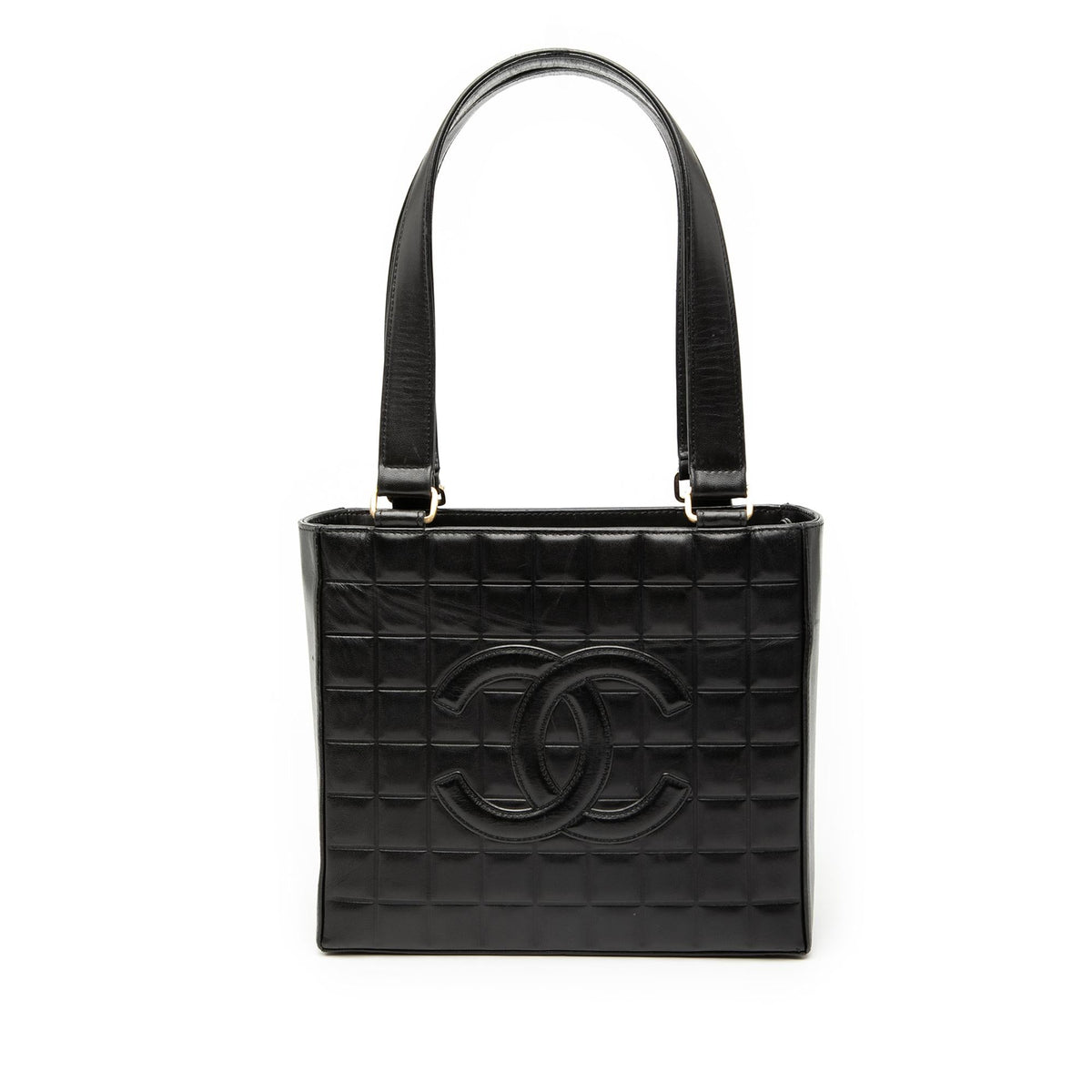 Chanel CC Choco Bar Lambskin Tote