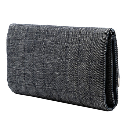 Chanel CC Chocolate Bar Denim Flap
