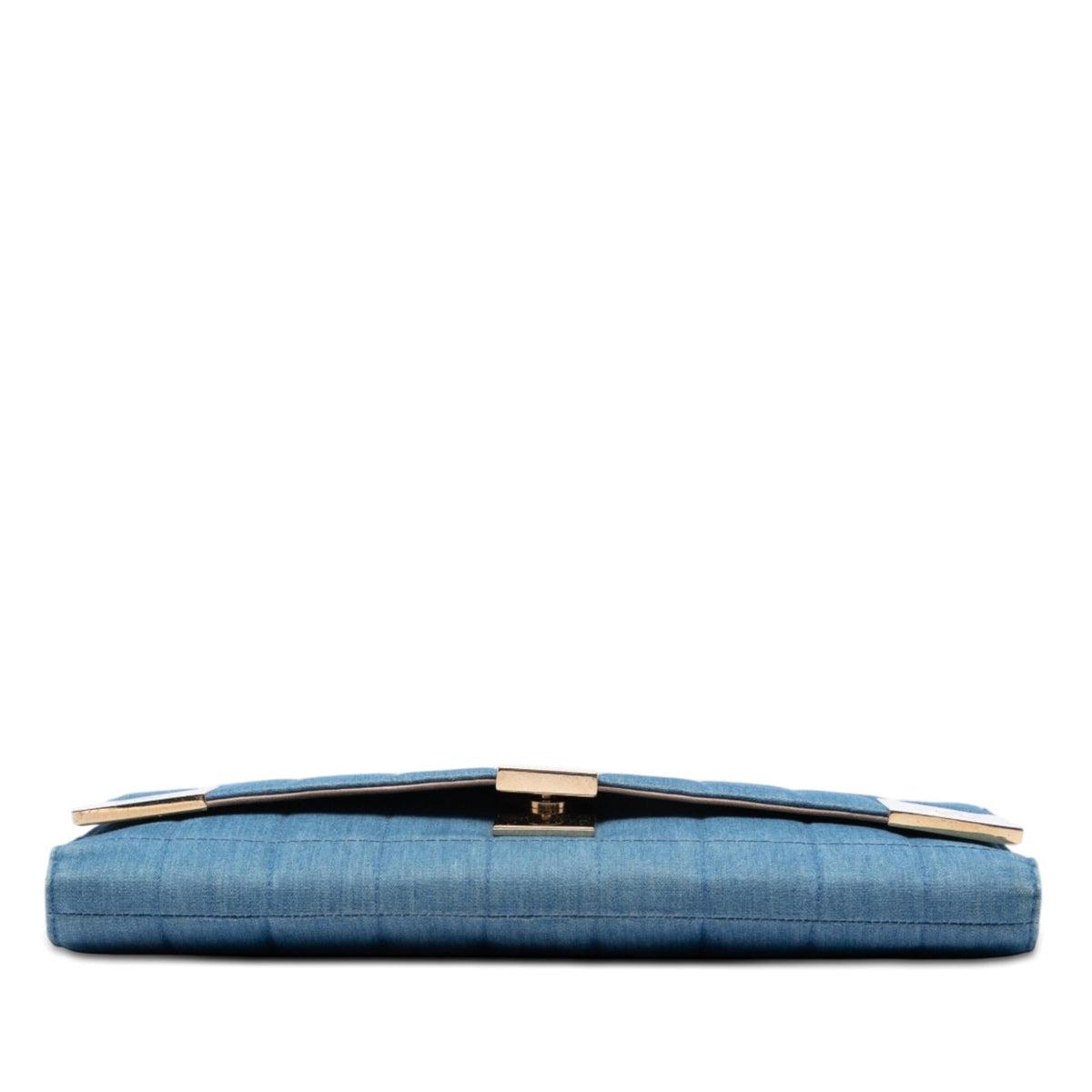 Chanel CC Chocolate Bar Denim Flap
