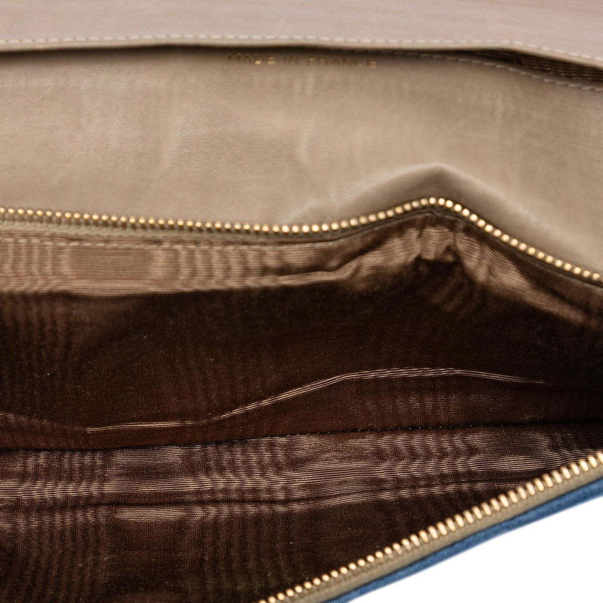 Chanel CC Chocolate Bar Denim Flap