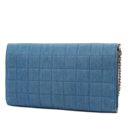 Chanel CC Chocolate Bar Denim Flap