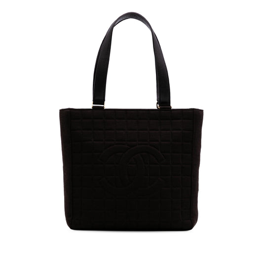 Chanel CC Chocolate Bar Jersey Tote