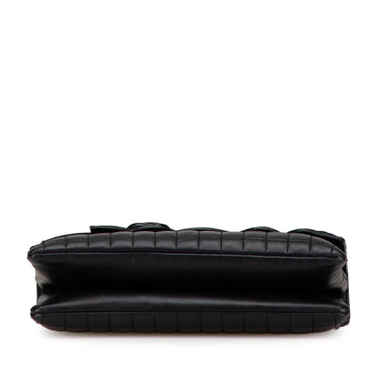 Chanel CC Chocolate Bar Lambskin No 5 Camellia Shoulder Bag