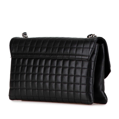 Chanel CC Chocolate Bar Lambskin No 5 Camellia Shoulder Bag