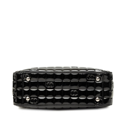 Chanel CC Chocolate Bar Patent Tote