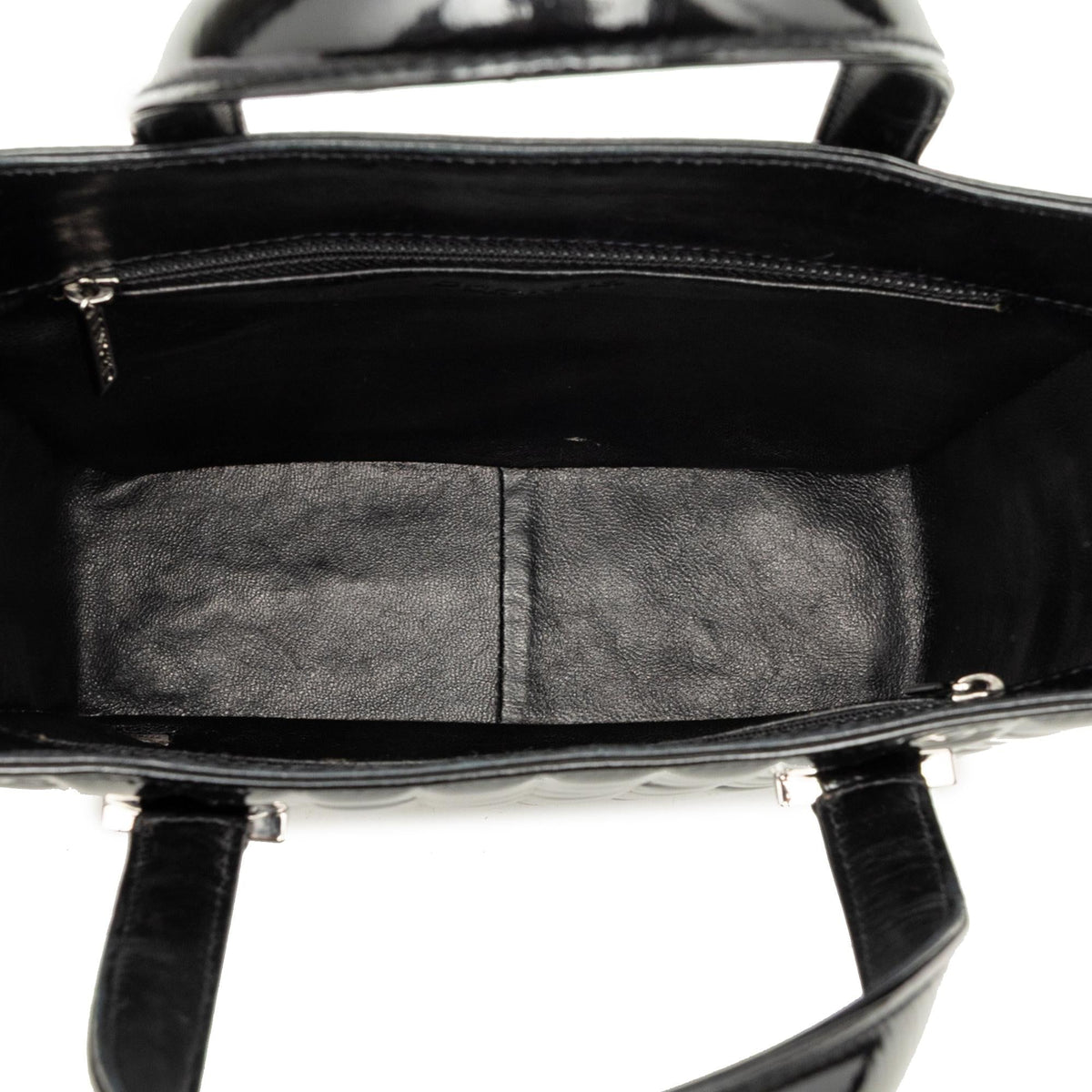 Chanel CC Chocolate Bar Patent Tote