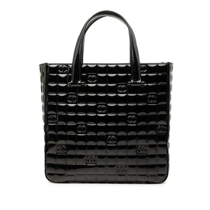 Chanel CC Chocolate Bar Patent Tote