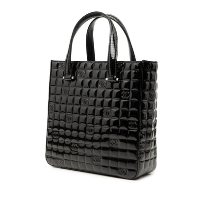 Chanel CC Chocolate Bar Patent Tote