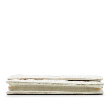 Chanel CC Coated Tweed Wallet On Chain