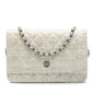 Chanel CC Coated Tweed Wallet On Chain