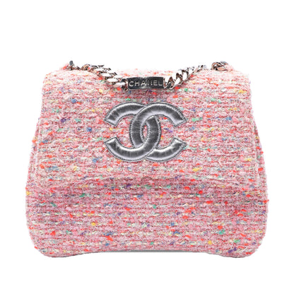 Chanel CC Confetti Tweed Flap