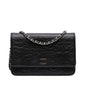 Chanel CC Embossed Lambskin Camellia Wallet On Chain