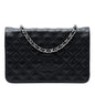 Chanel CC Embossed Lambskin Diamond Wallet On Chain