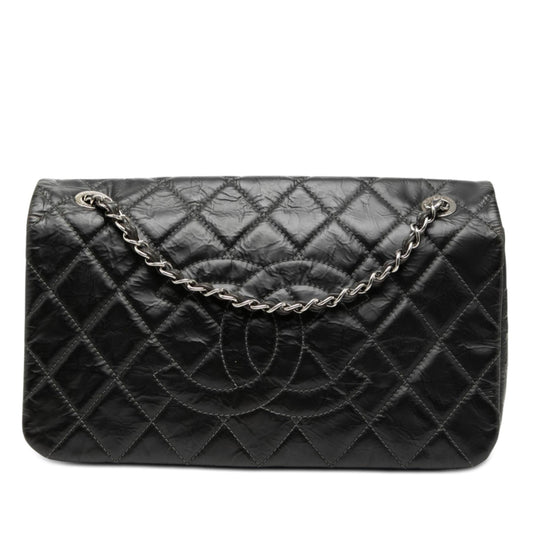 Chanel CC Glazed Quilted Calfskin Single Flap