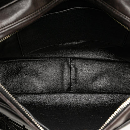 Chanel CC Lambskin Flap Tassel Crossbody