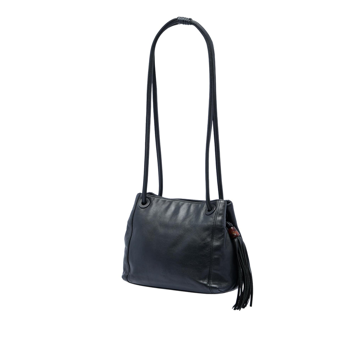 Chanel CC Lambskin Tassel Shoulder Bag