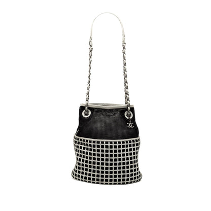 Chanel CC Mesh and Calfskin Bucket Bag