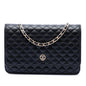 Chanel CC Microquilted Lambskin Wallet On Chain