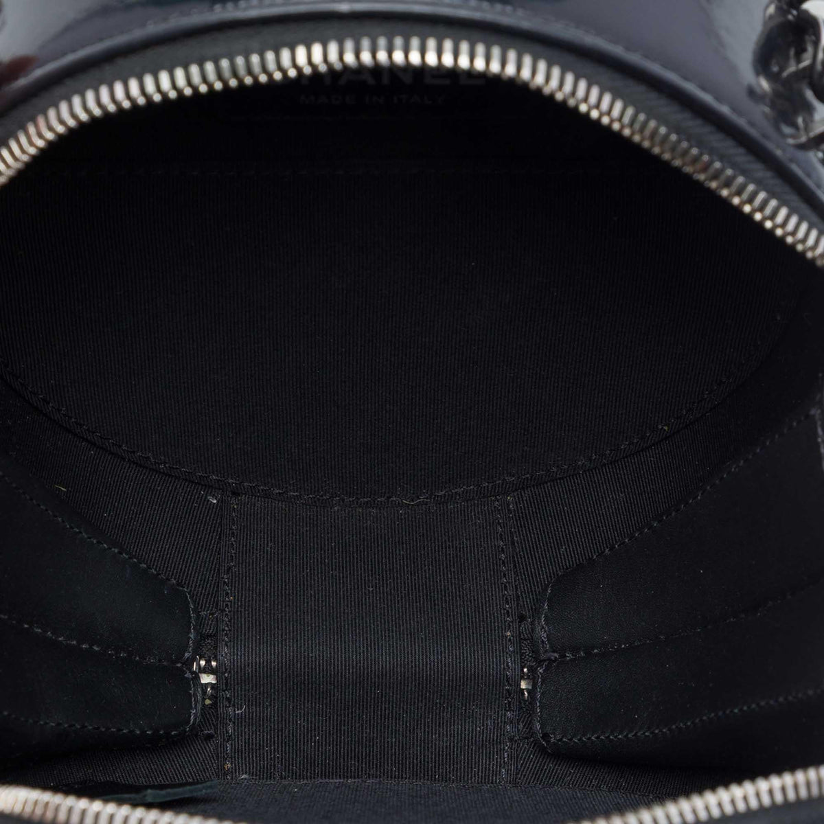 Chanel CC Patent Round as Earth Bag