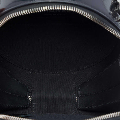 Chanel CC Patent Round as Earth Bag