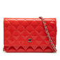 Chanel CC Patent Wallet on Chain