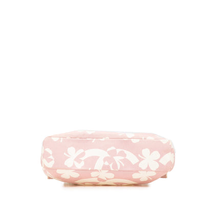 Chanel CC Printed Canvas Clover Shoulder Bag