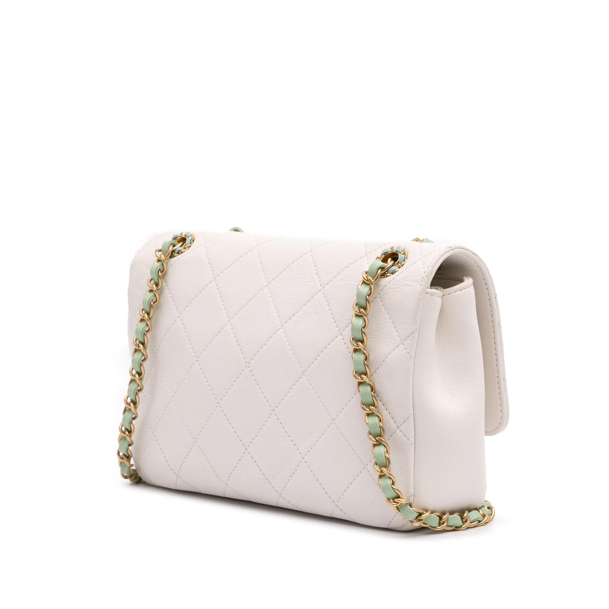 Chanel CC Quilted Calfskin Single Flap