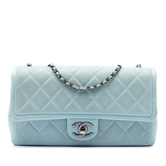 Chanel CC Quilted Calfskin Single Flap