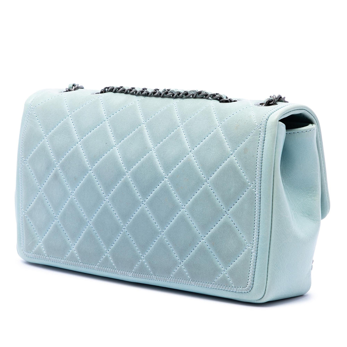 Chanel CC Quilted Calfskin Single Flap