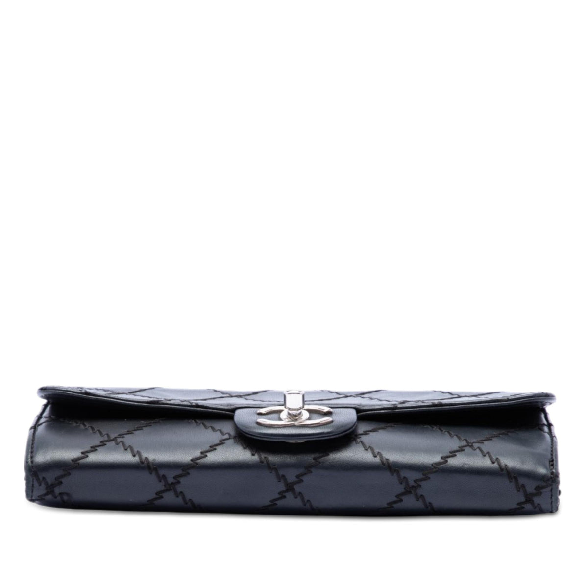 Chanel CC Quilted Calfskin Ultra Stitch Wallet On Chain