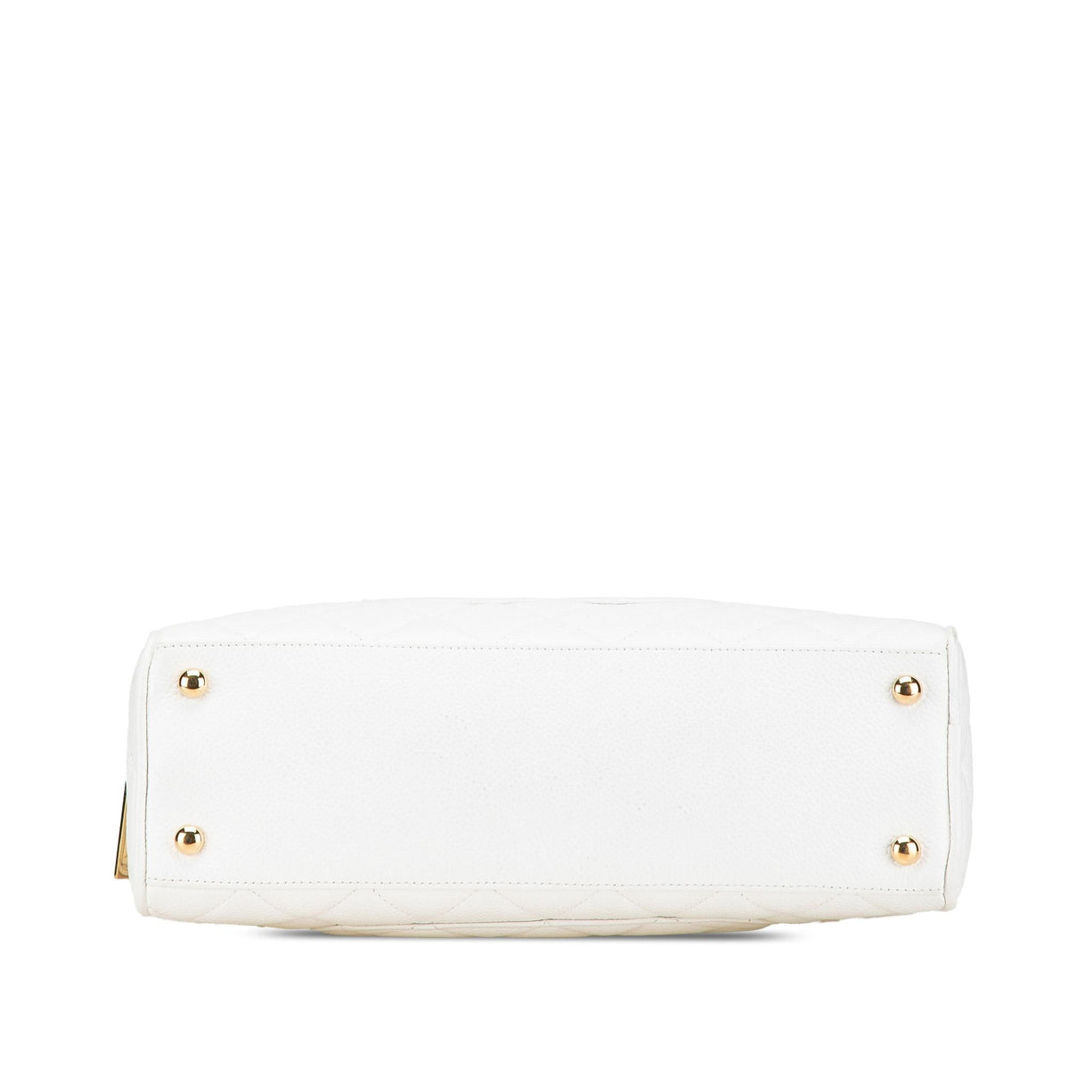 Chanel CC Quilted Caviar Bowling Bag