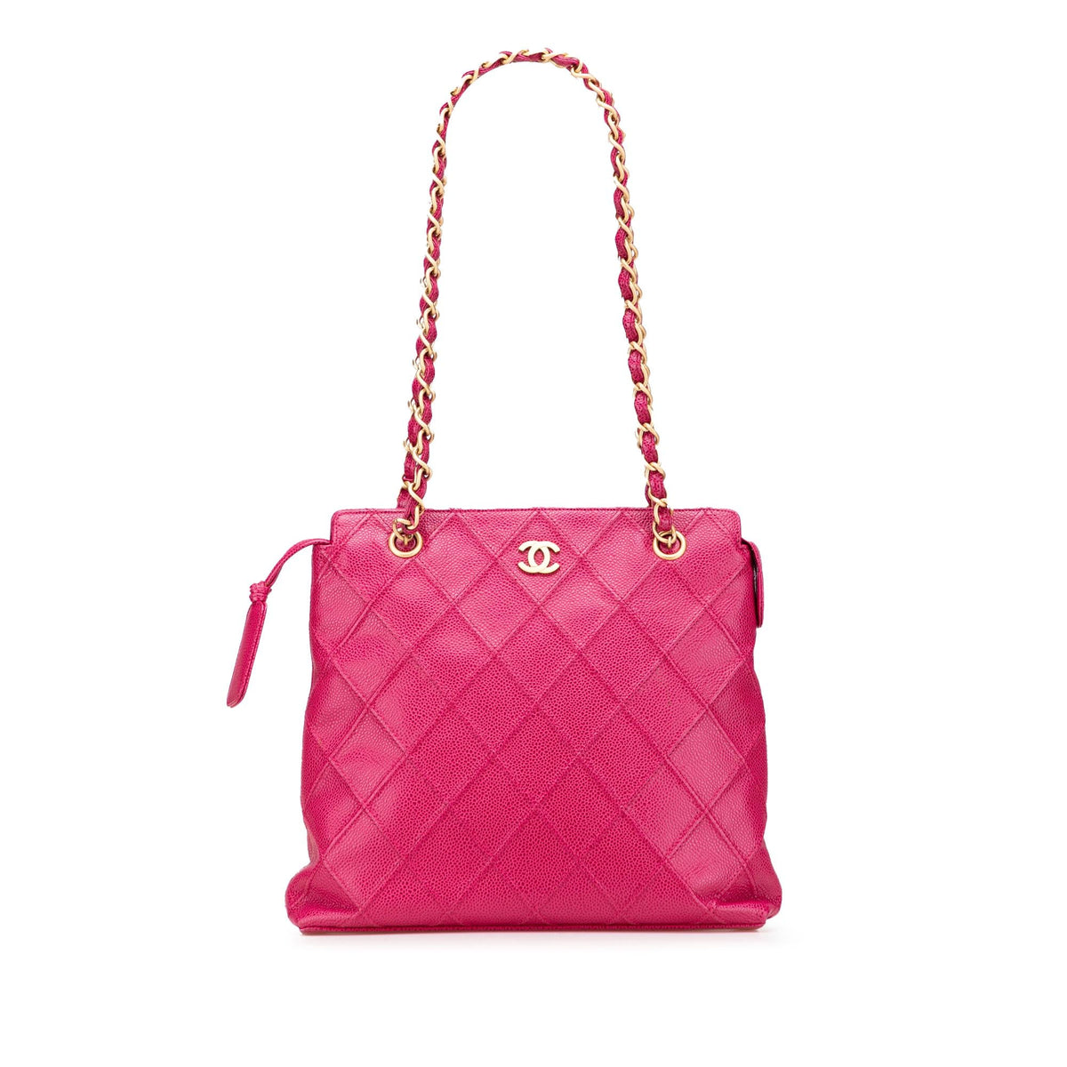 Chanel CC Quilted Caviar Chain Tote