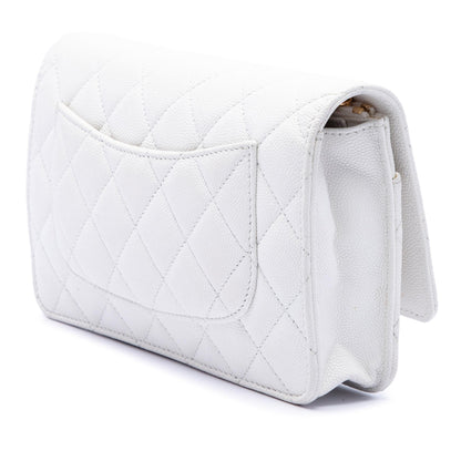 Chanel CC Quilted Caviar Coco Casino Wallet on Chain