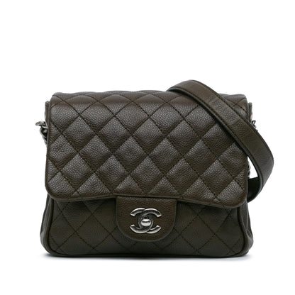 Chanel CC Quilted Caviar Crossbody